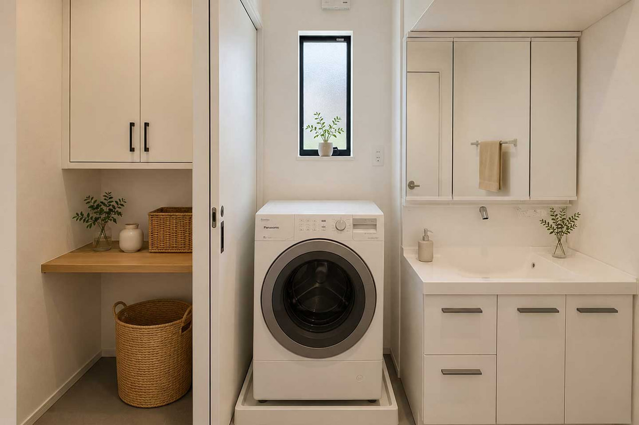 掃除の手間が1/2になる！FLEXの分譲住宅の高機能な水廻り