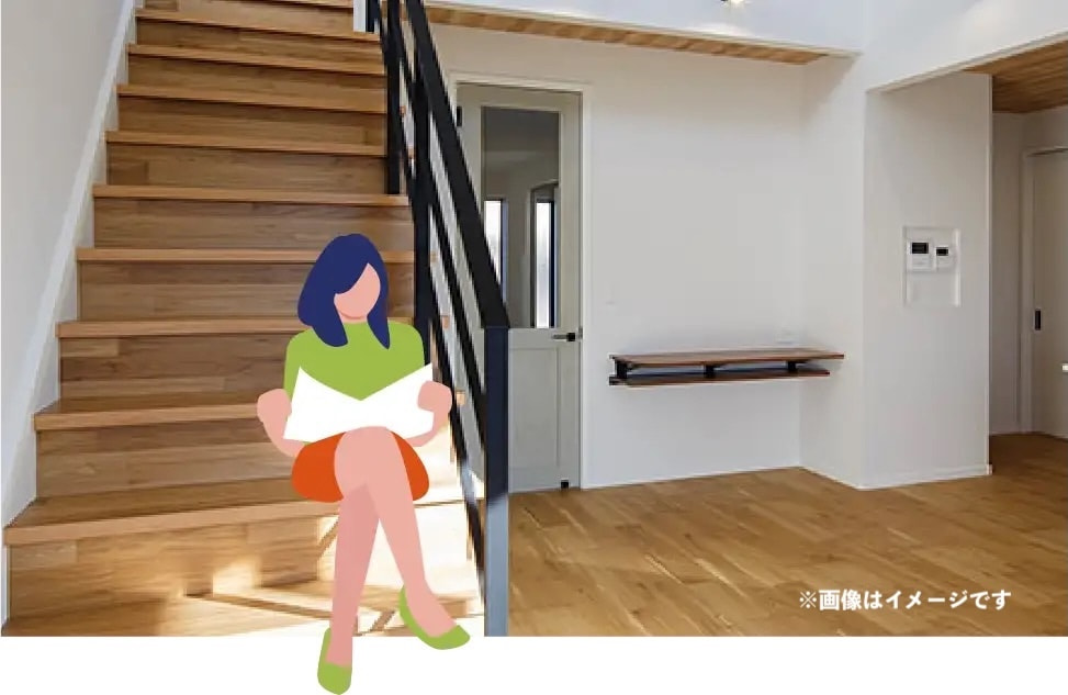 【3階建てのFLEX】階段幅960mmで生まれる暮らしのゆとり