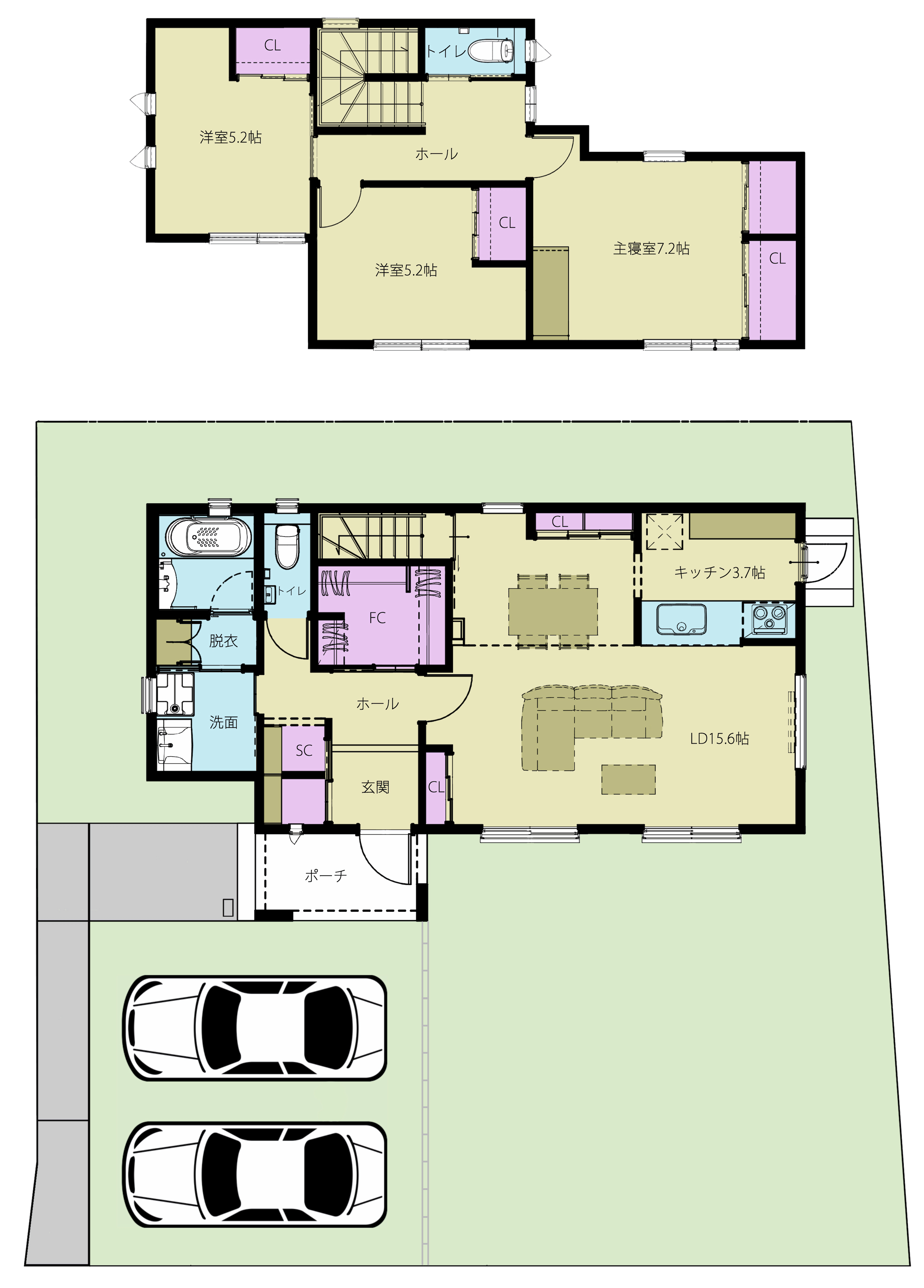 plan2間取り