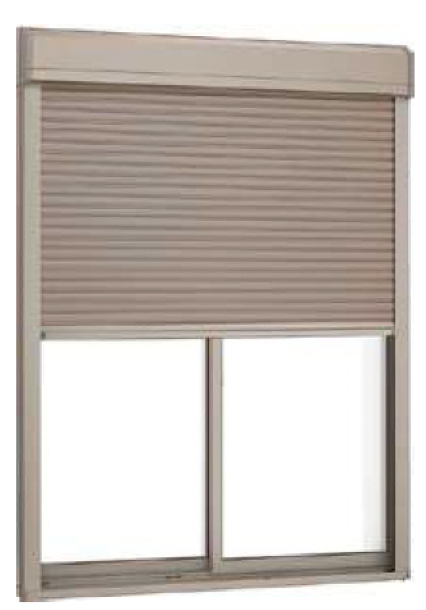 シャッター付引違い窓(標準タイプ)